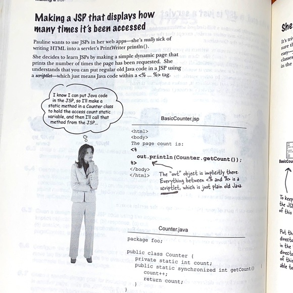 “Head First Servlets & JSP” Oreilly Study Guide for Web Component Developer Exam - Picture 6 of 11